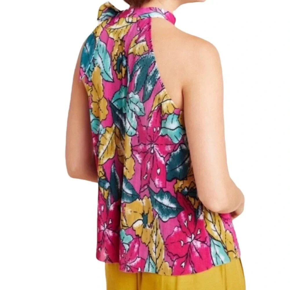 NWOT Anthropologie Maeve Glocester Floral Halter Top
Size Medium - Picture 7 of 9